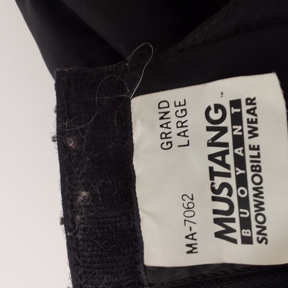Vintage Mustang Buoyant Snowmobile Wear MA-7062 Mens Size Grand Largue - Picture 9 of 13
